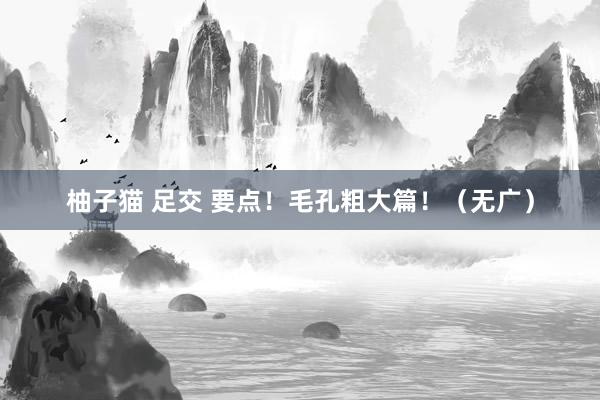 柚子猫 足交 要点!毛孔粗大篇!(无广)
